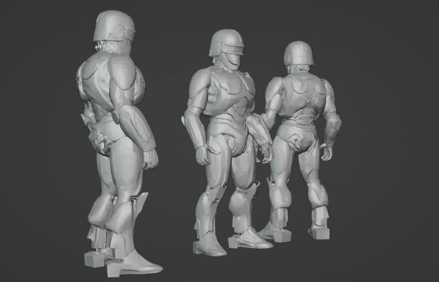 ROBOCOP Animatronic 3D Model 3D print model_7