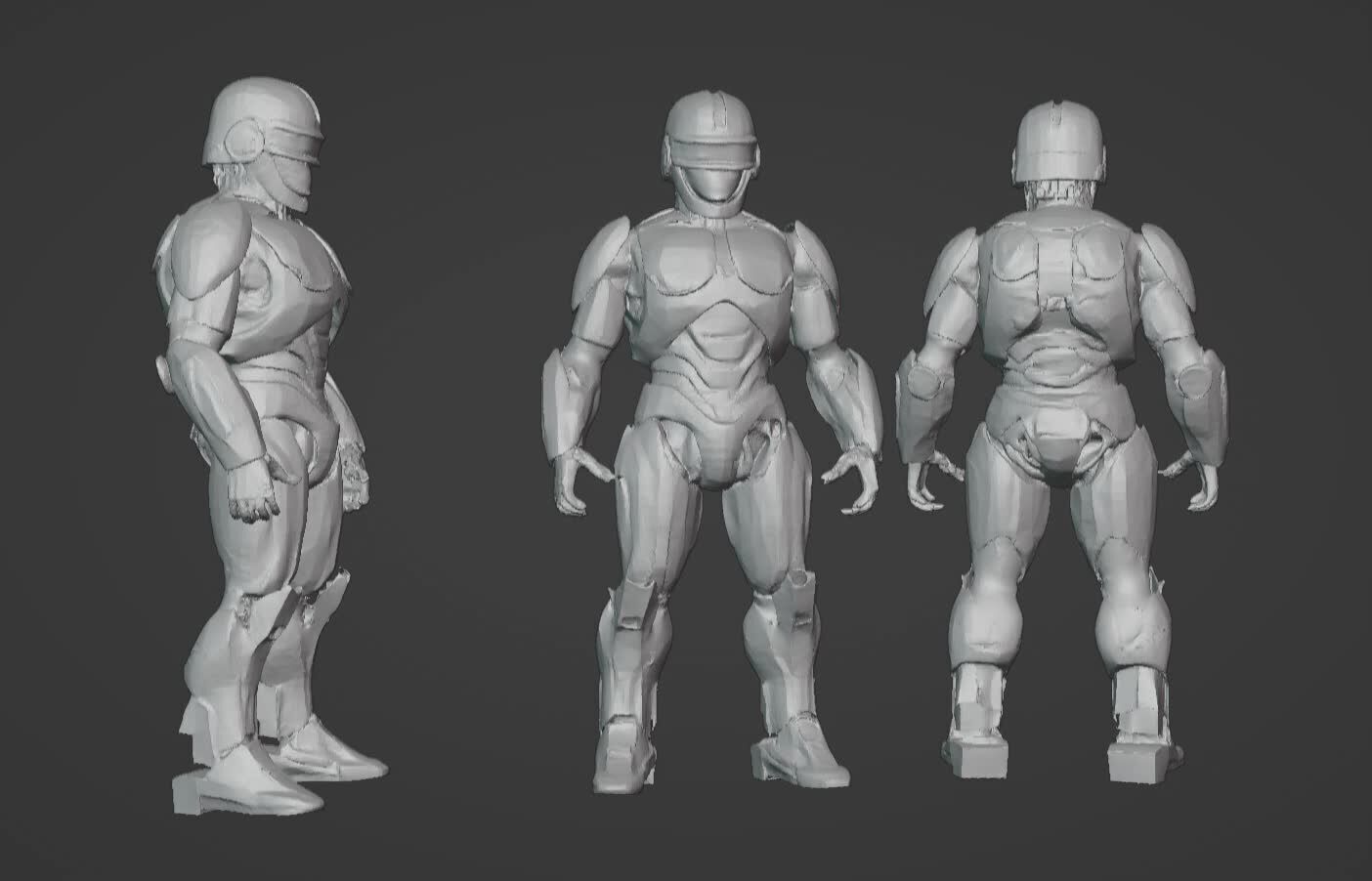 ROBOCOP Animatronic 3D Model 3D print model_4