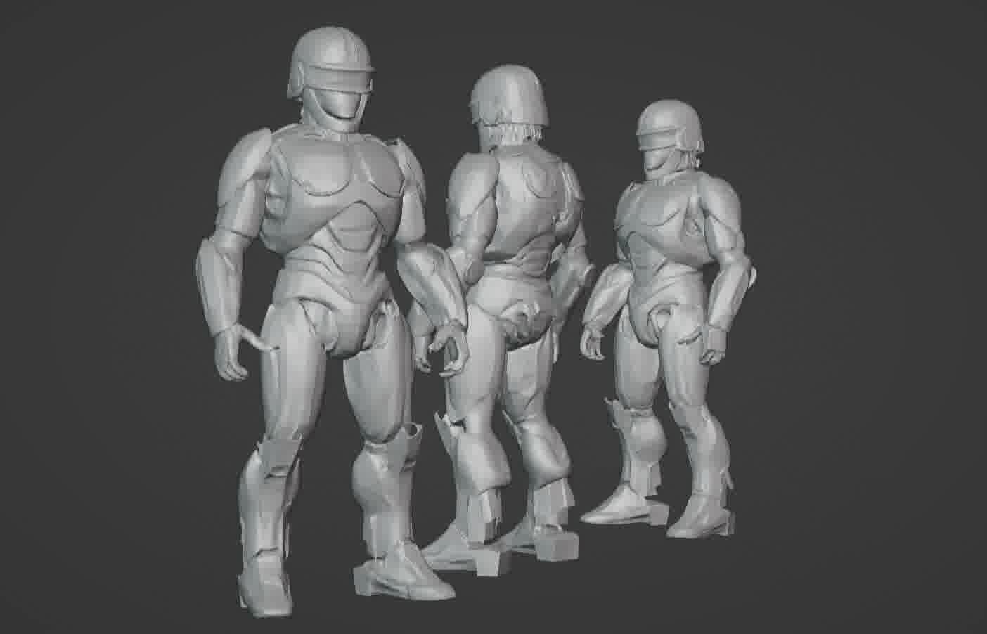ROBOCOP Animatronic 3D Model 3D print model_27