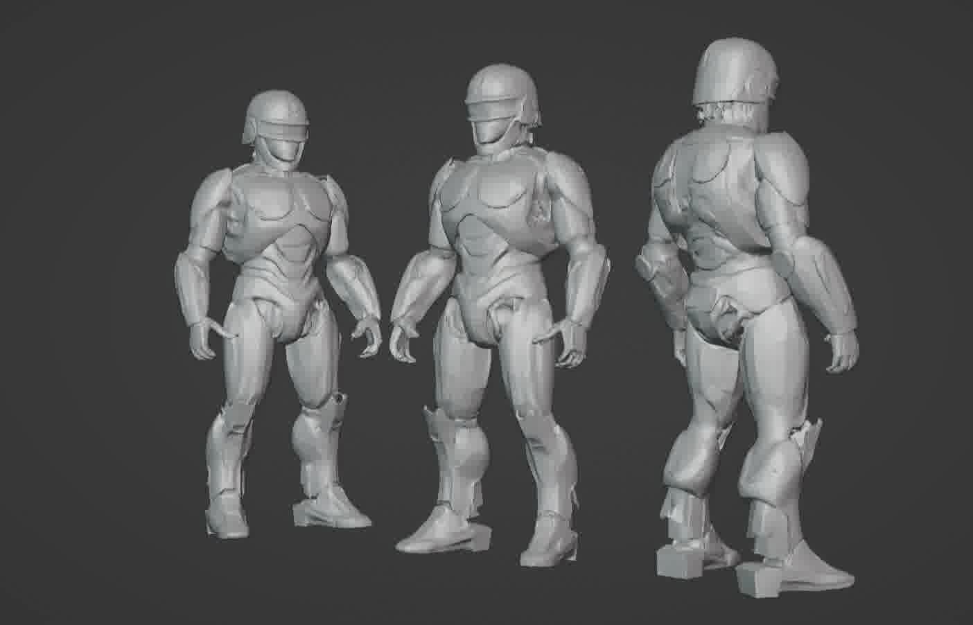 ROBOCOP Animatronic 3D Model 3D print model_37