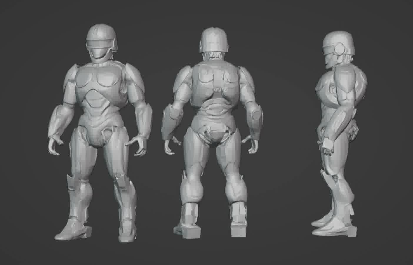 ROBOCOP Animatronic 3D Model 3D print model_22