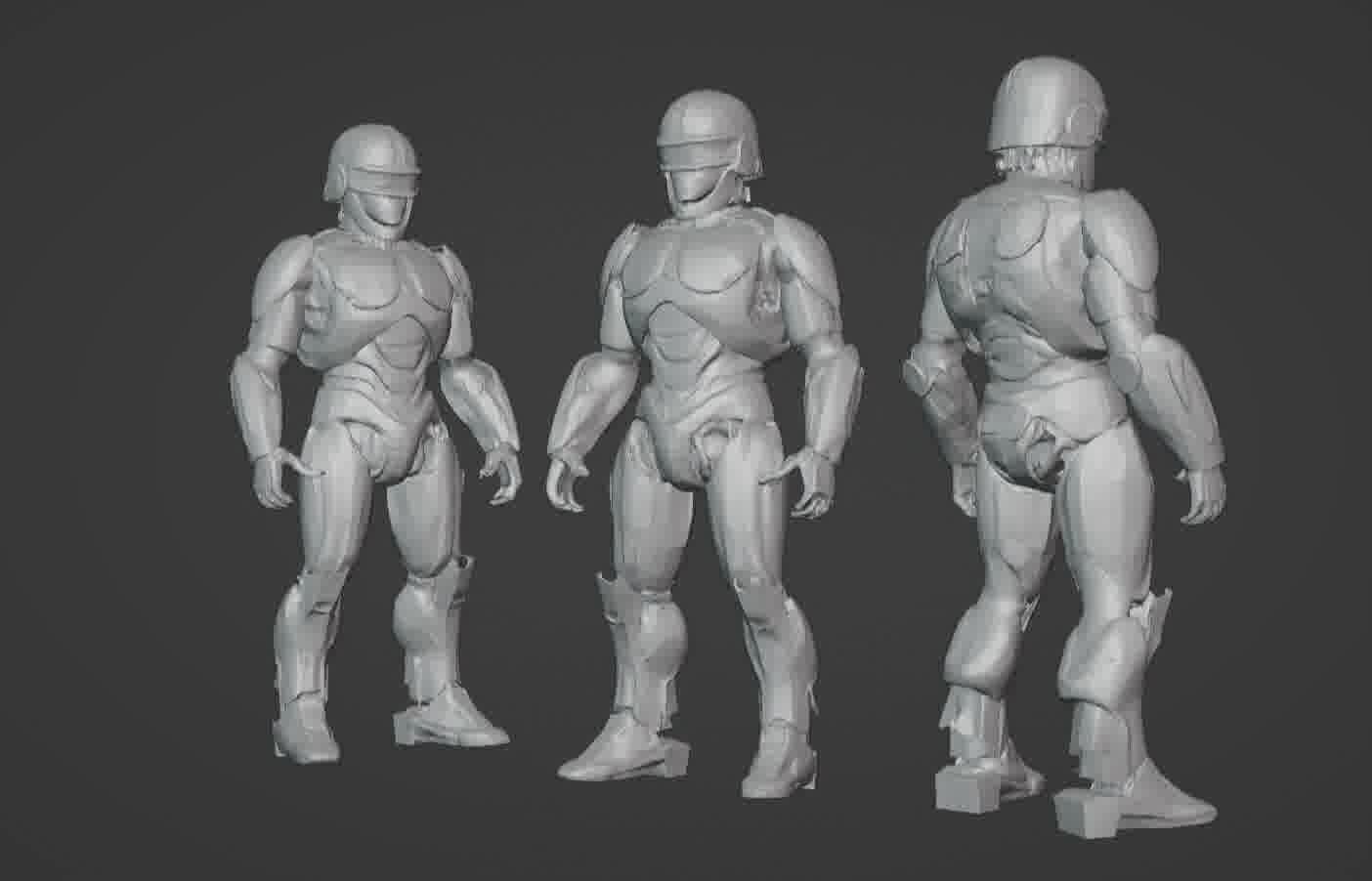 ROBOCOP Animatronic 3D Model 3D print model_57