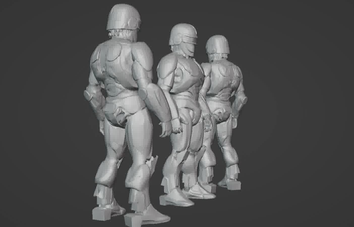 ROBOCOP Animatronic 3D Model 3D print model_49