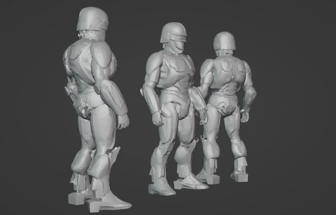 ROBOCOP Animatronic 3D Model 3D print model_73