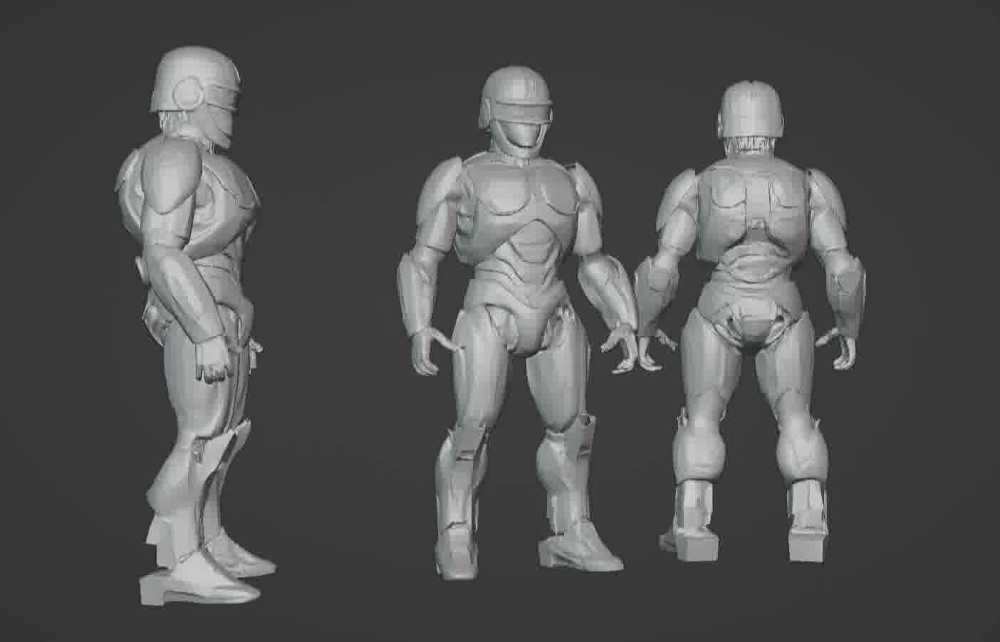ROBOCOP Animatronic 3D Model 3D print model_45