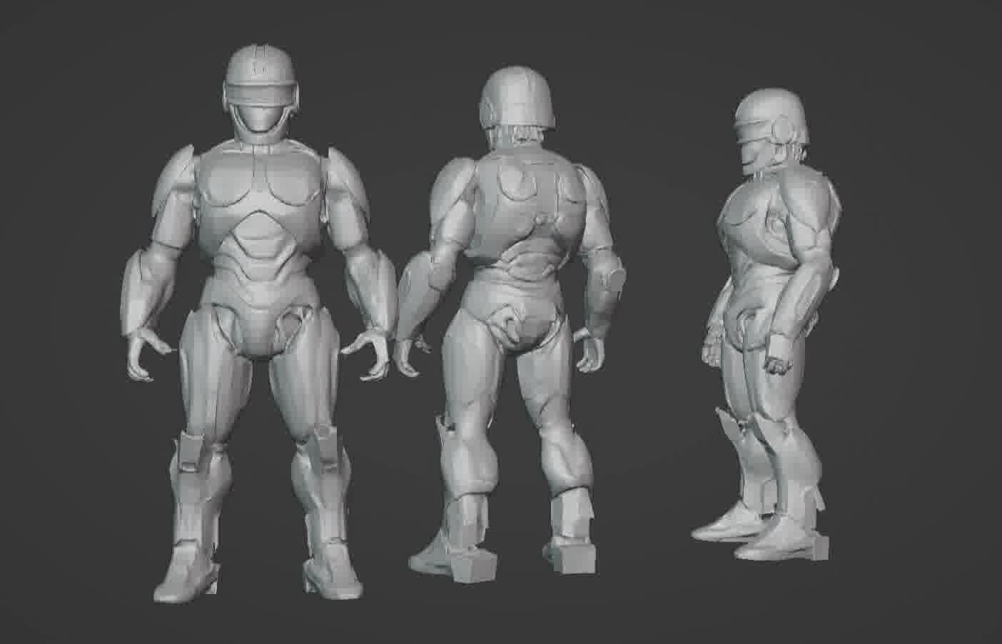 ROBOCOP Animatronic 3D Model 3D print model_34