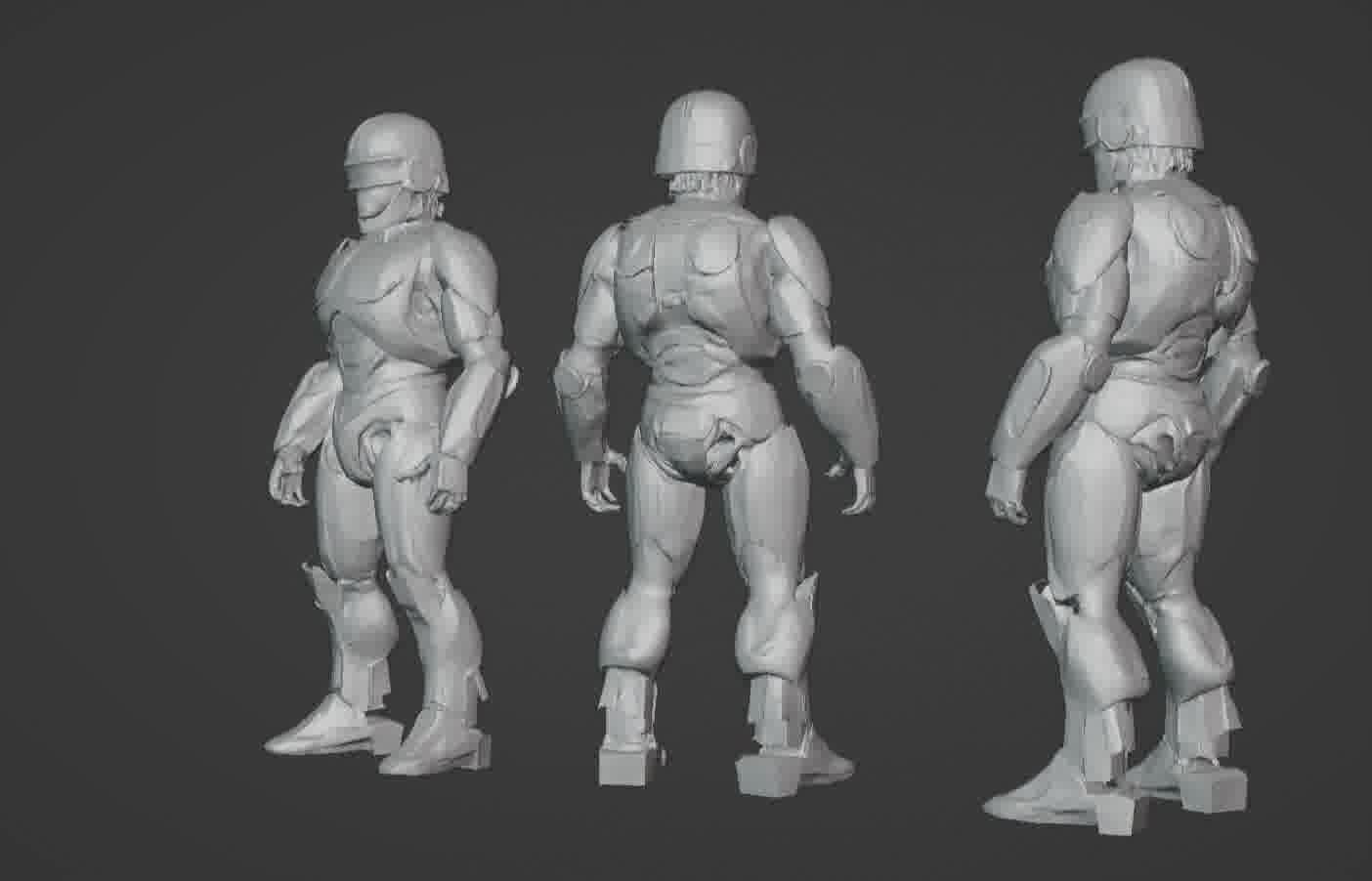 ROBOCOP Animatronic 3D Model 3D print model_20