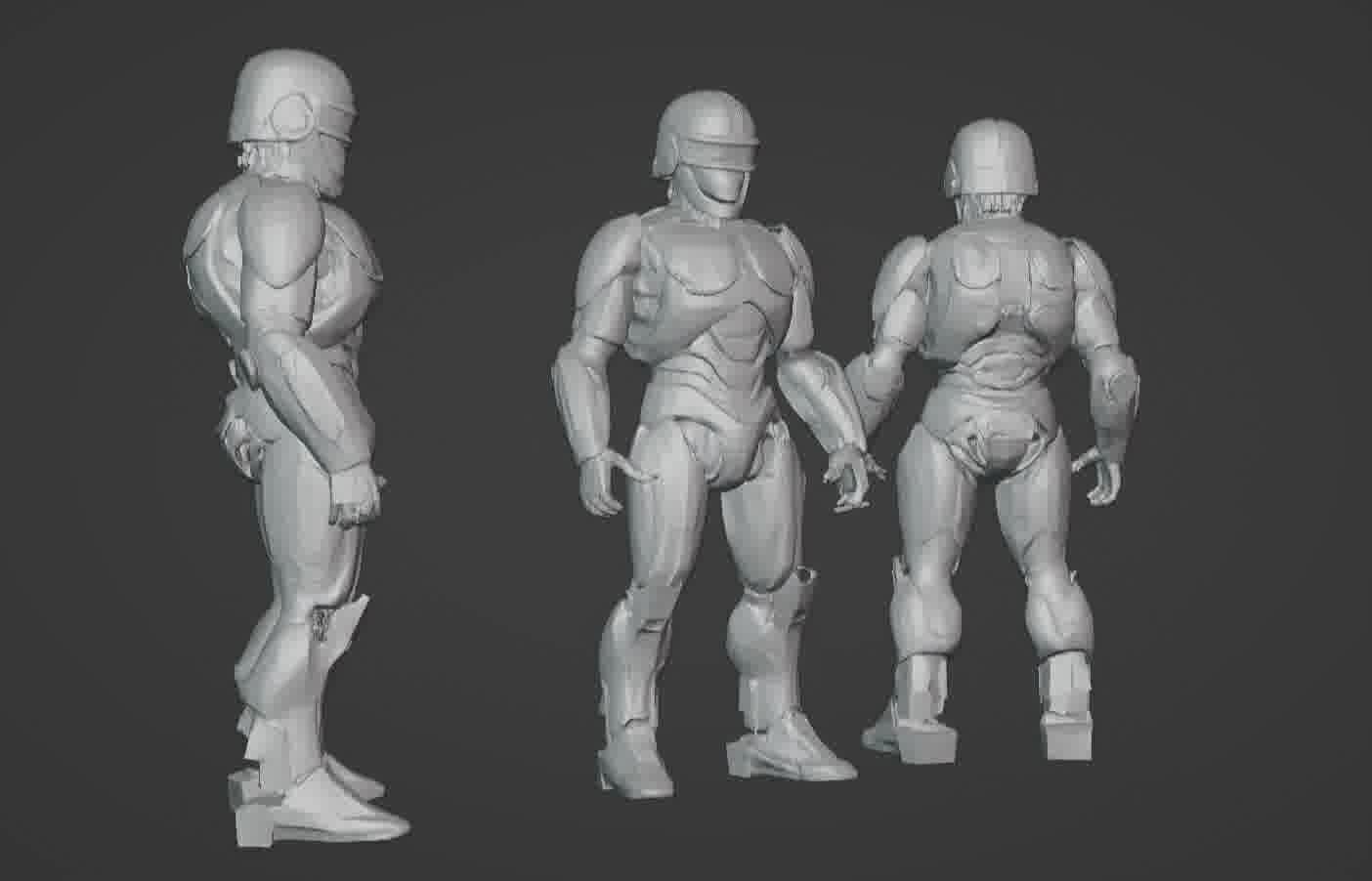 ROBOCOP Animatronic 3D Model 3D print model_48