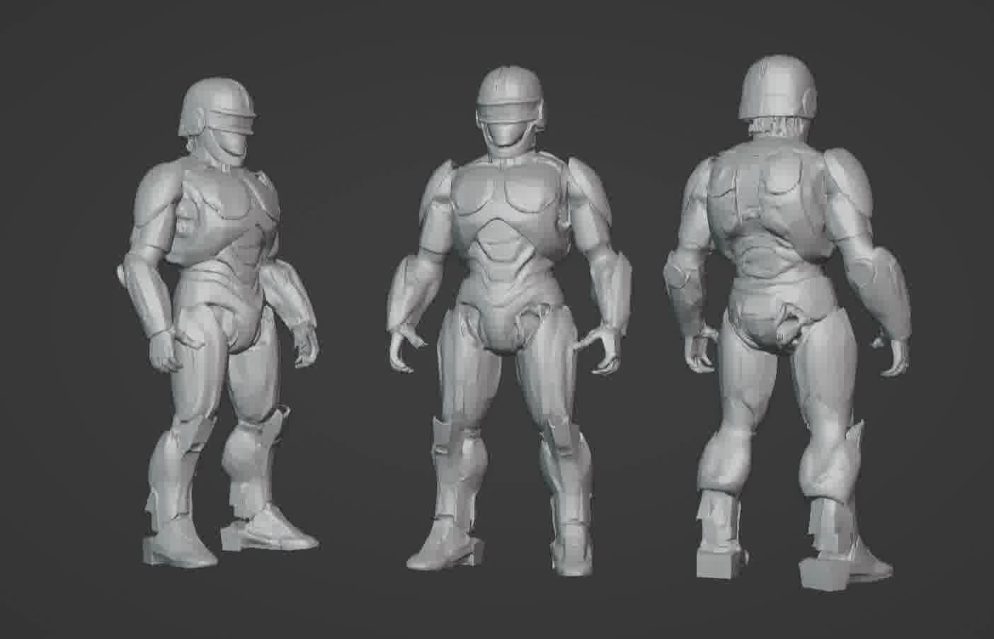 ROBOCOP Animatronic 3D Model 3D print model_38