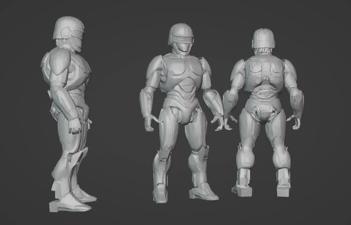 ROBOCOP Animatronic 3D Model 3D print model_94