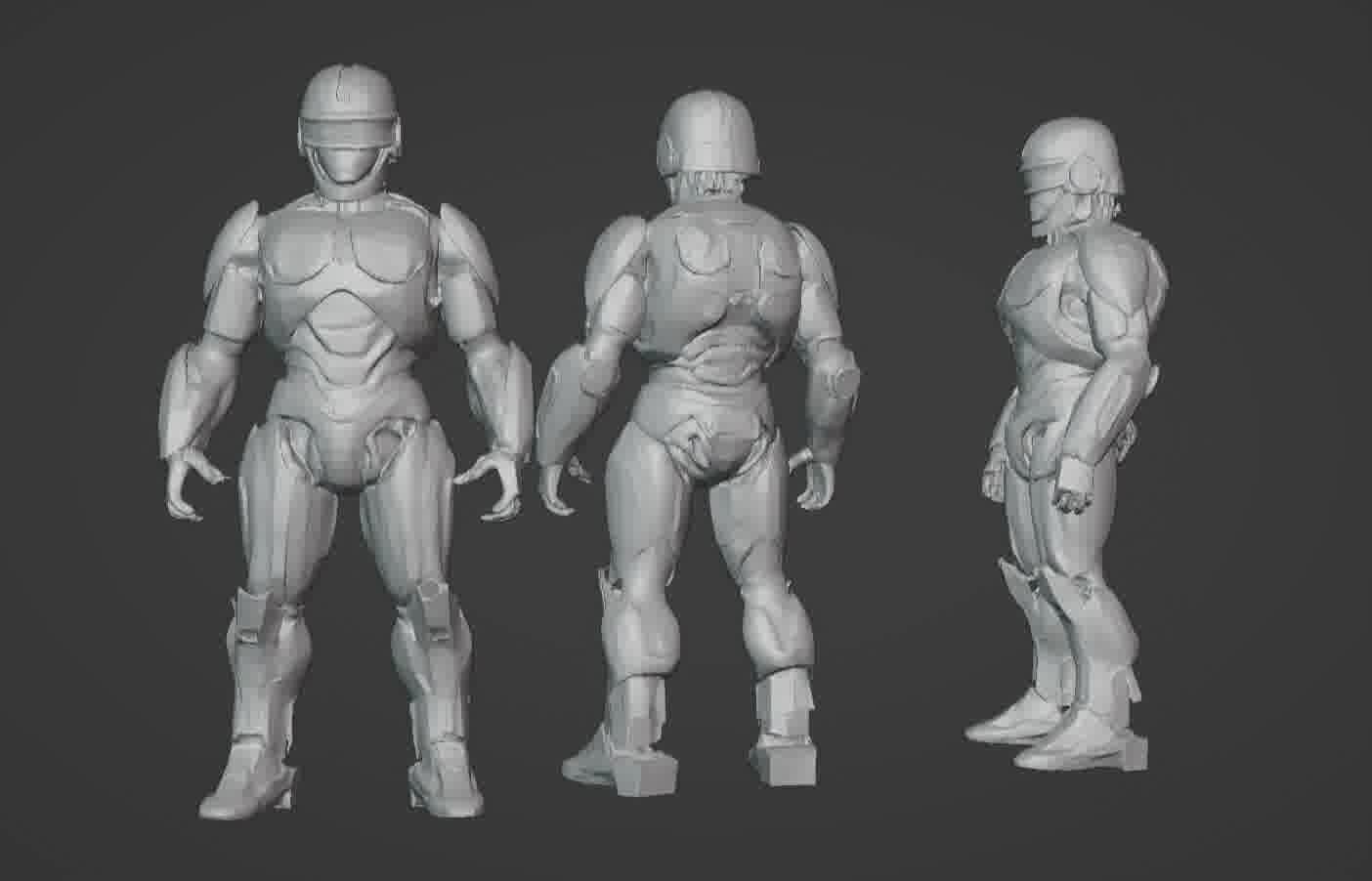 ROBOCOP Animatronic 3D Model 3D print model_90