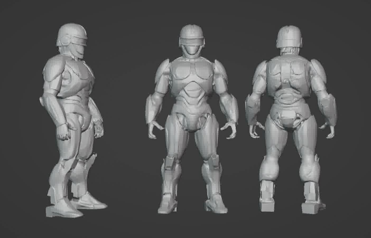 ROBOCOP Animatronic 3D Model 3D print model_41