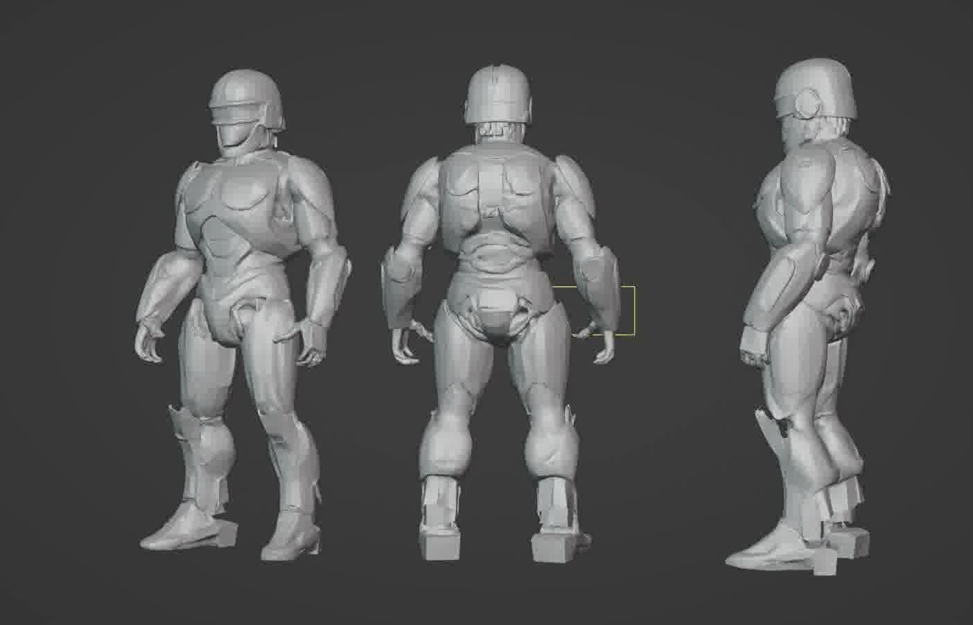 ROBOCOP Animatronic 3D Model 3D print model_78