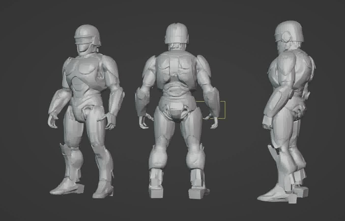 ROBOCOP Animatronic 3D Model 3D print model_50