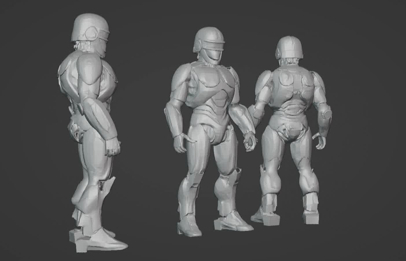 ROBOCOP Animatronic 3D Model 3D print model_2