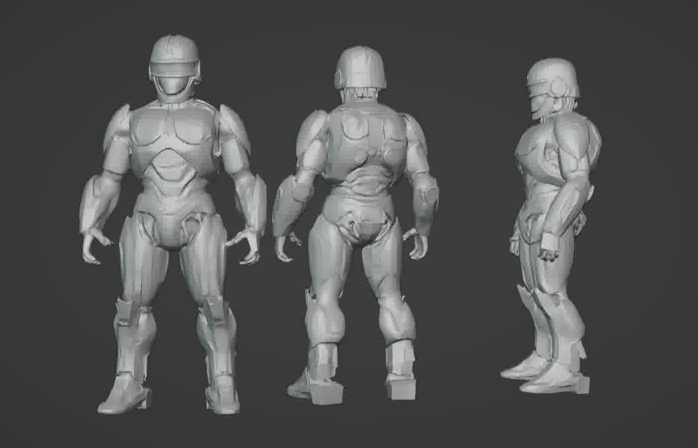 ROBOCOP Animatronic 3D Model 3D print model_24