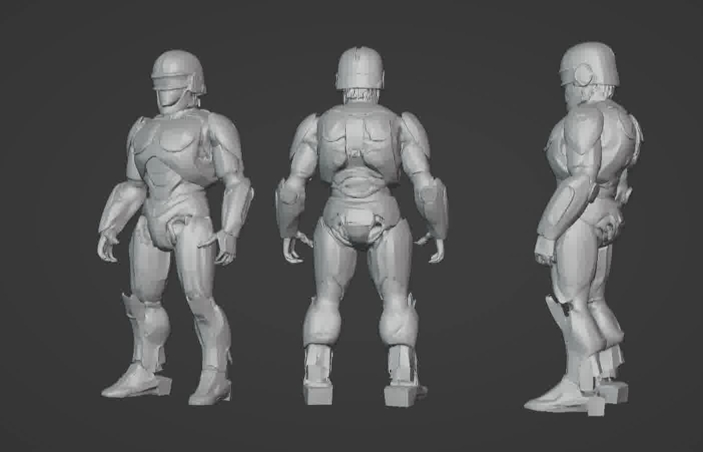 ROBOCOP Animatronic 3D Model 3D print model_21