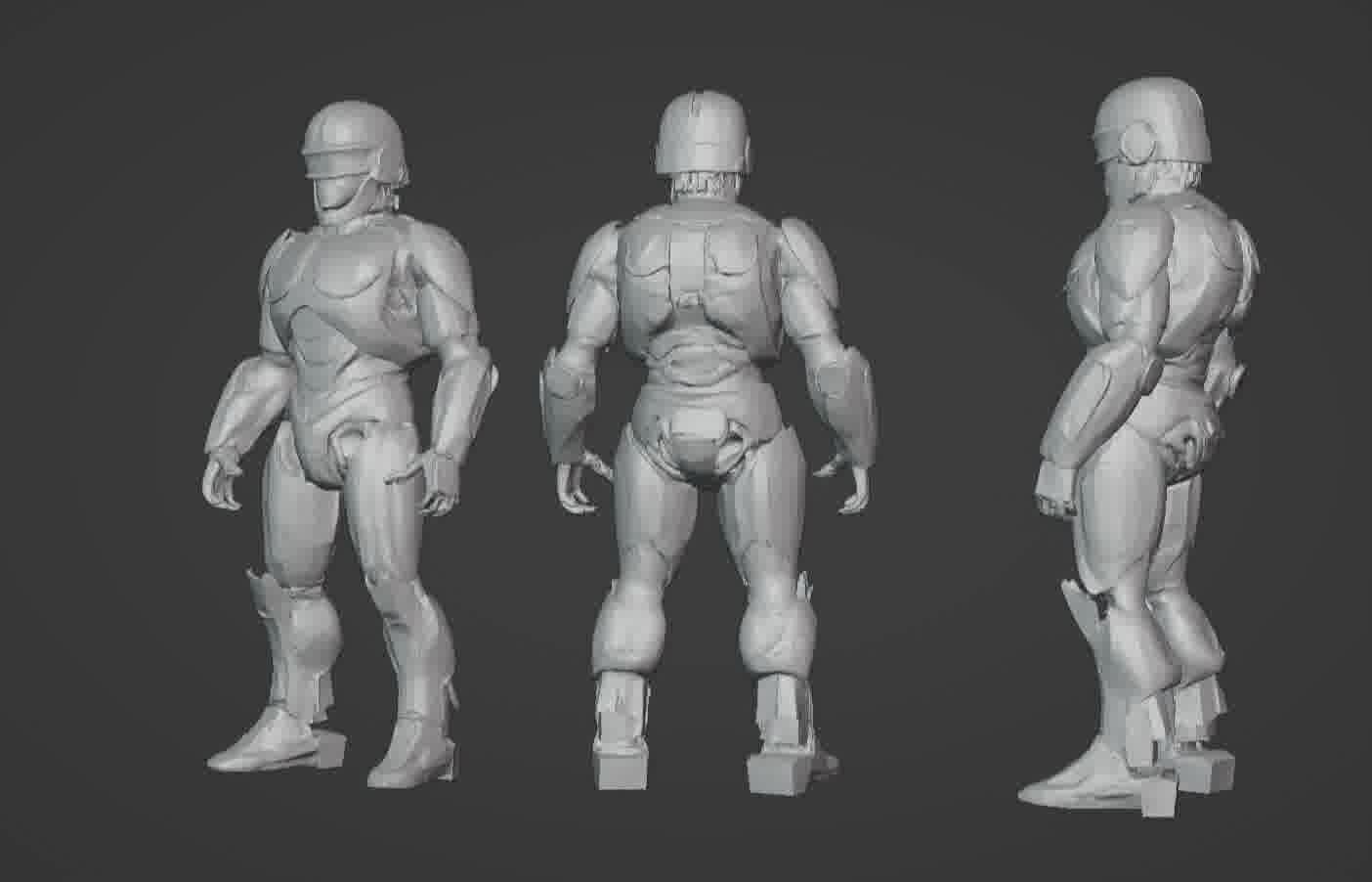 ROBOCOP Animatronic 3D Model 3D print model_1