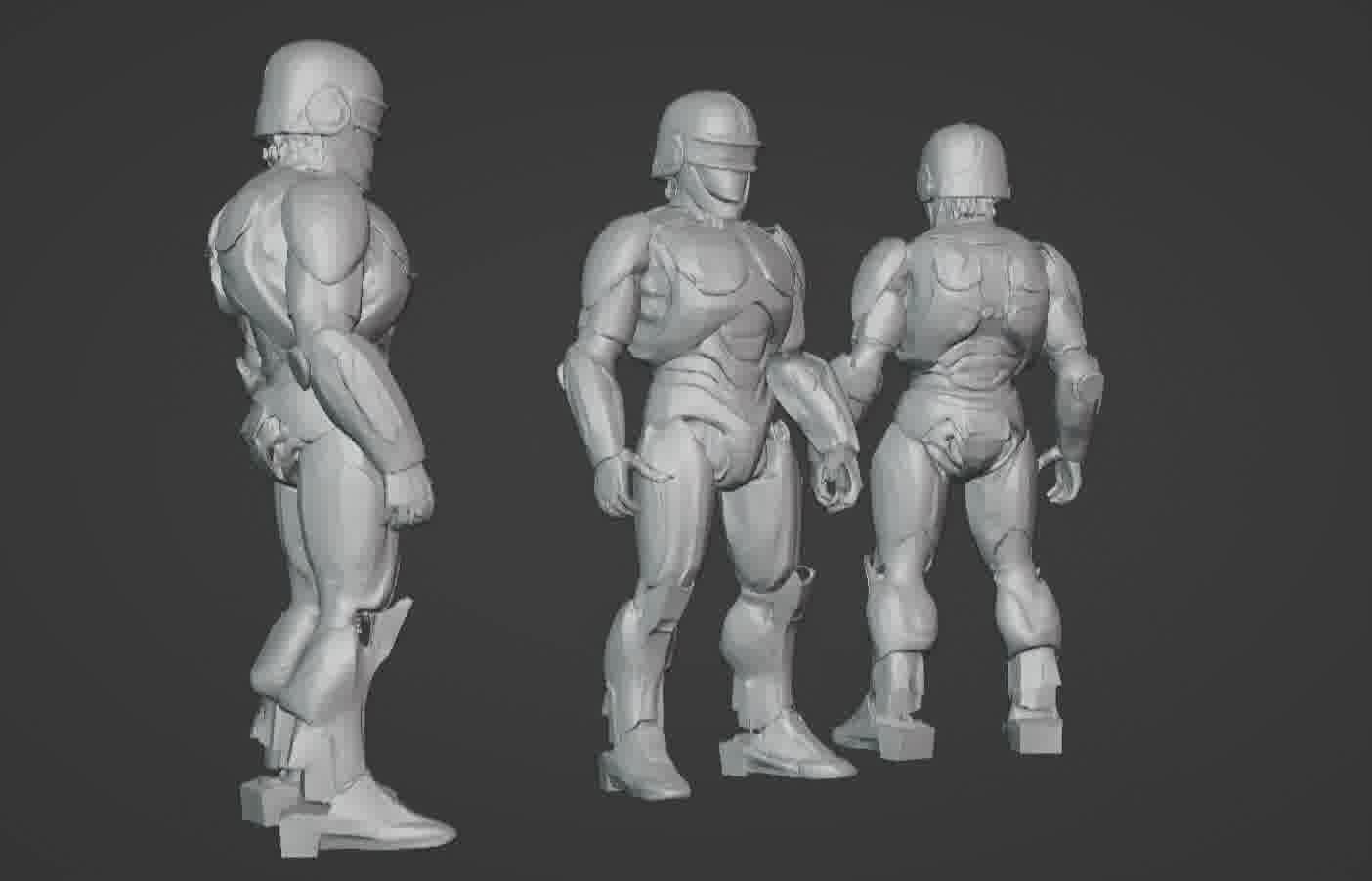 ROBOCOP Animatronic 3D Model 3D print model_47