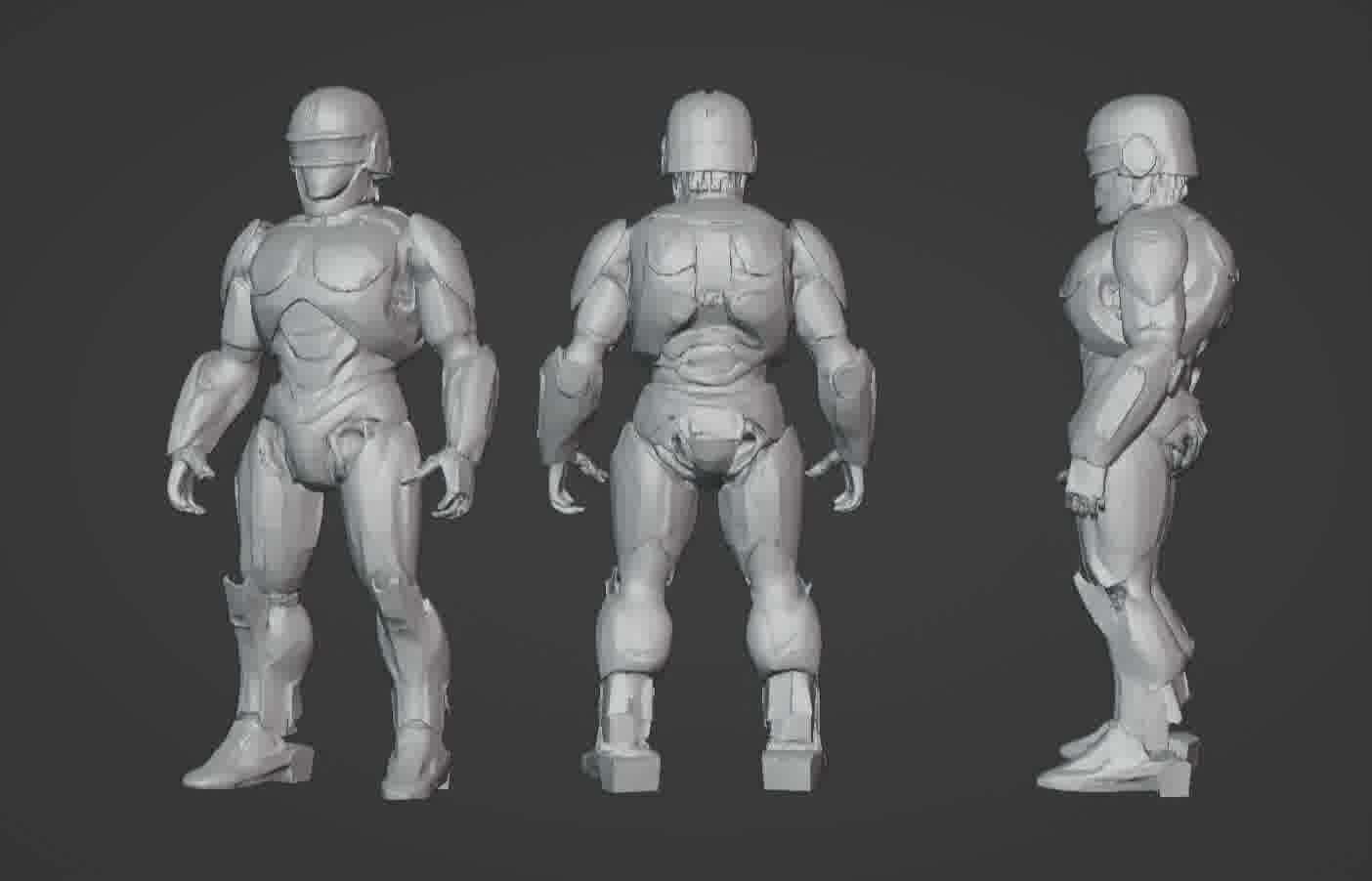 ROBOCOP Animatronic 3D Model 3D print model_30