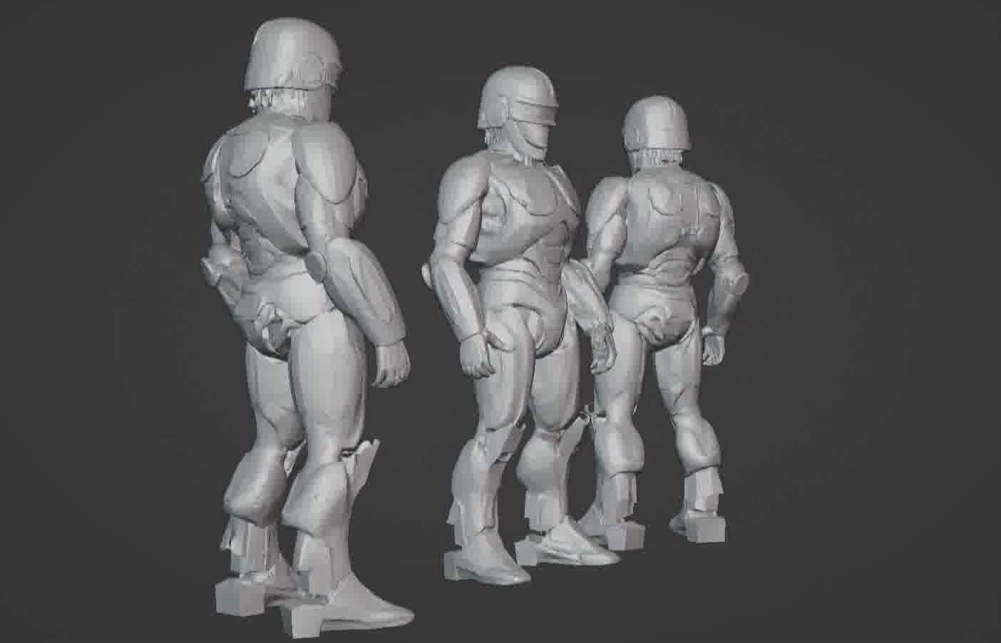 ROBOCOP Animatronic 3D Model 3D print model_91