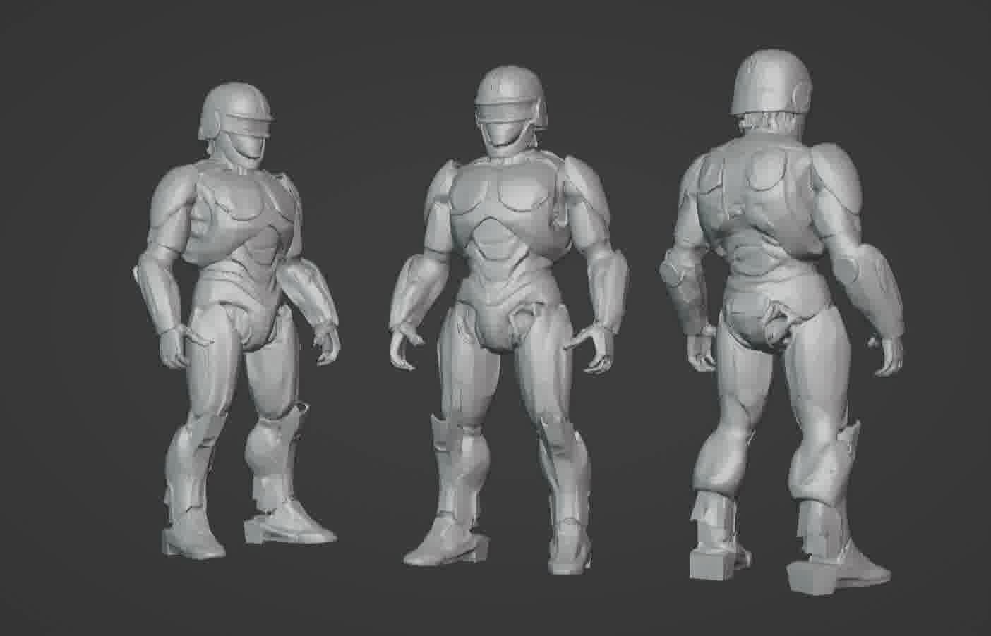 ROBOCOP Animatronic 3D Model 3D print model_40