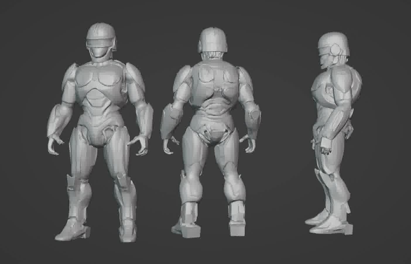 ROBOCOP Animatronic 3D Model 3D print model_89