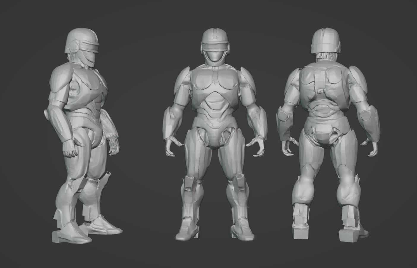 ROBOCOP Animatronic 3D Model 3D print model_11