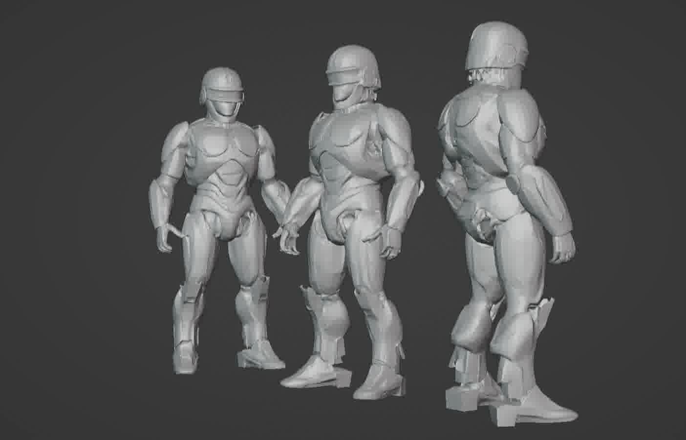 ROBOCOP Animatronic 3D Model 3D print model_36