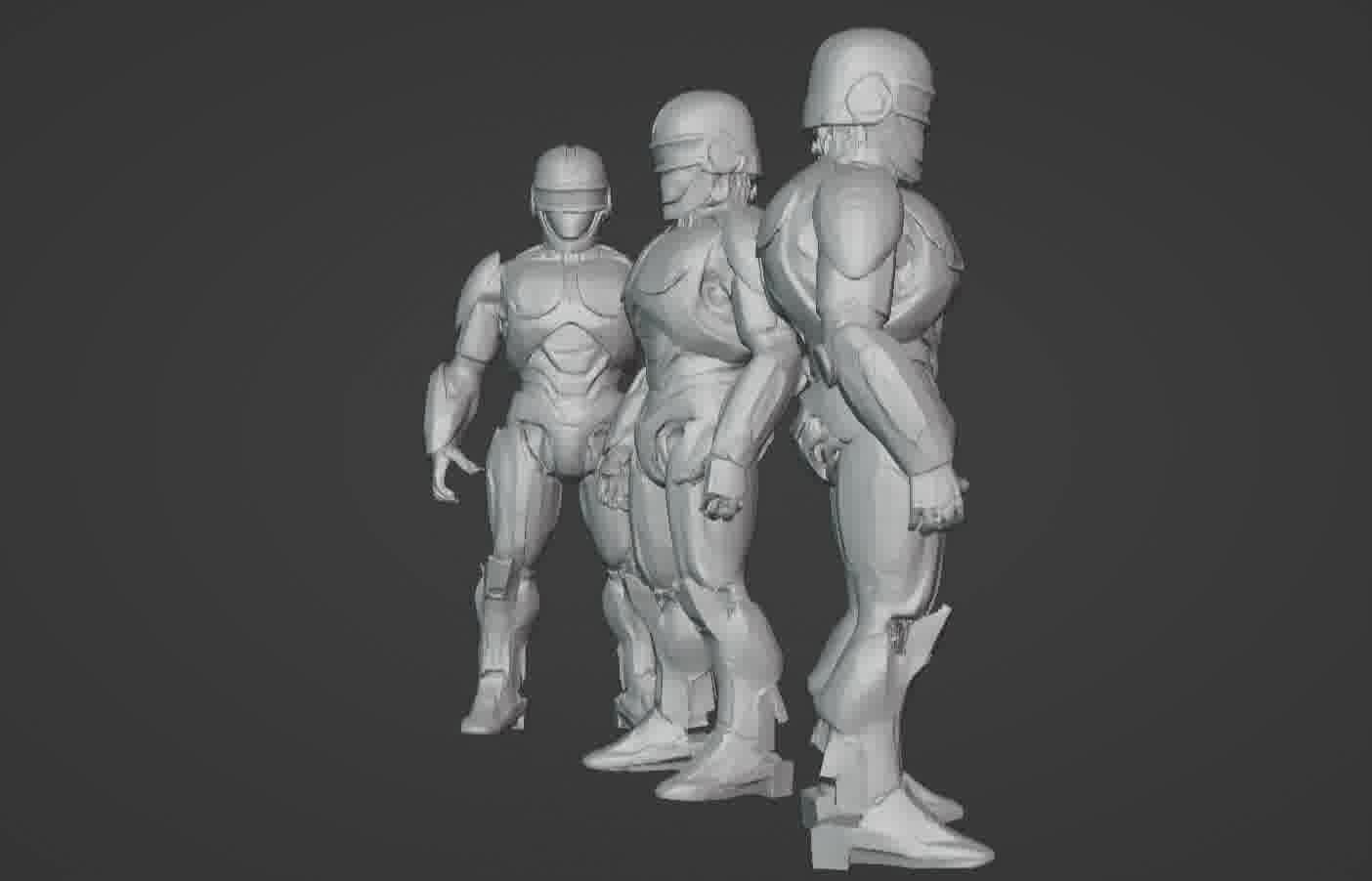 ROBOCOP Animatronic 3D Model 3D print model_71
