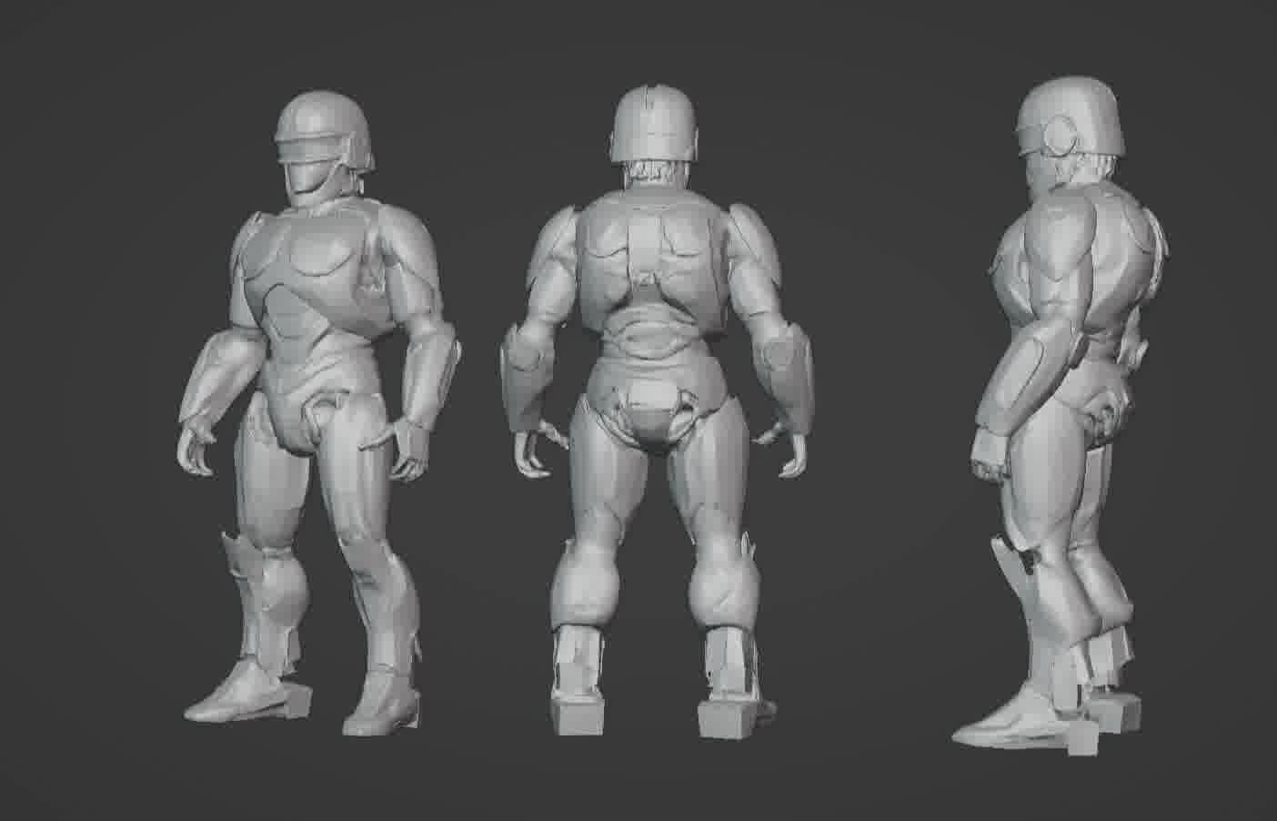ROBOCOP Animatronic 3D Model 3D print model_97