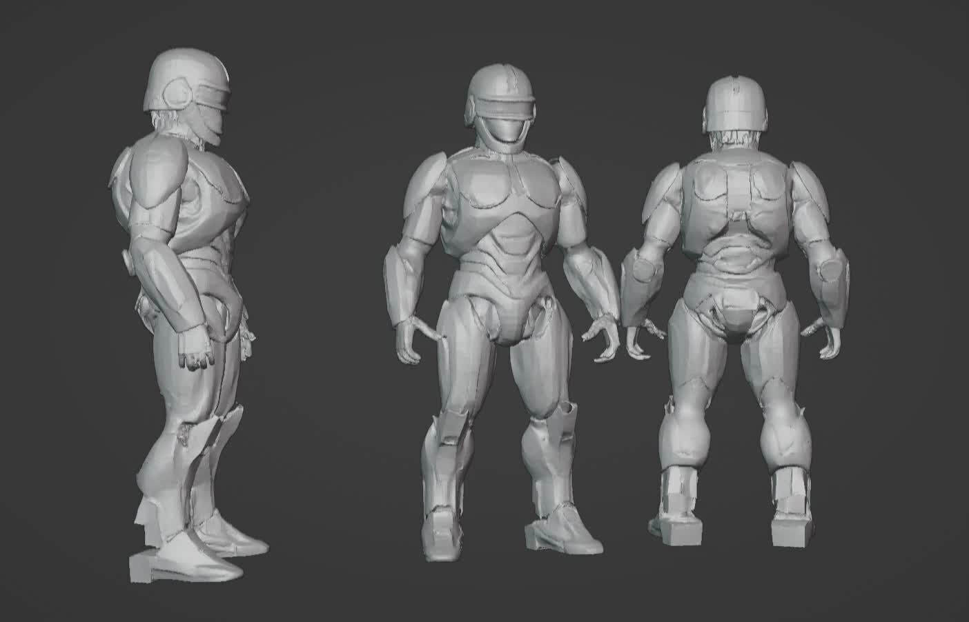 ROBOCOP Animatronic 3D Model 3D print model_5