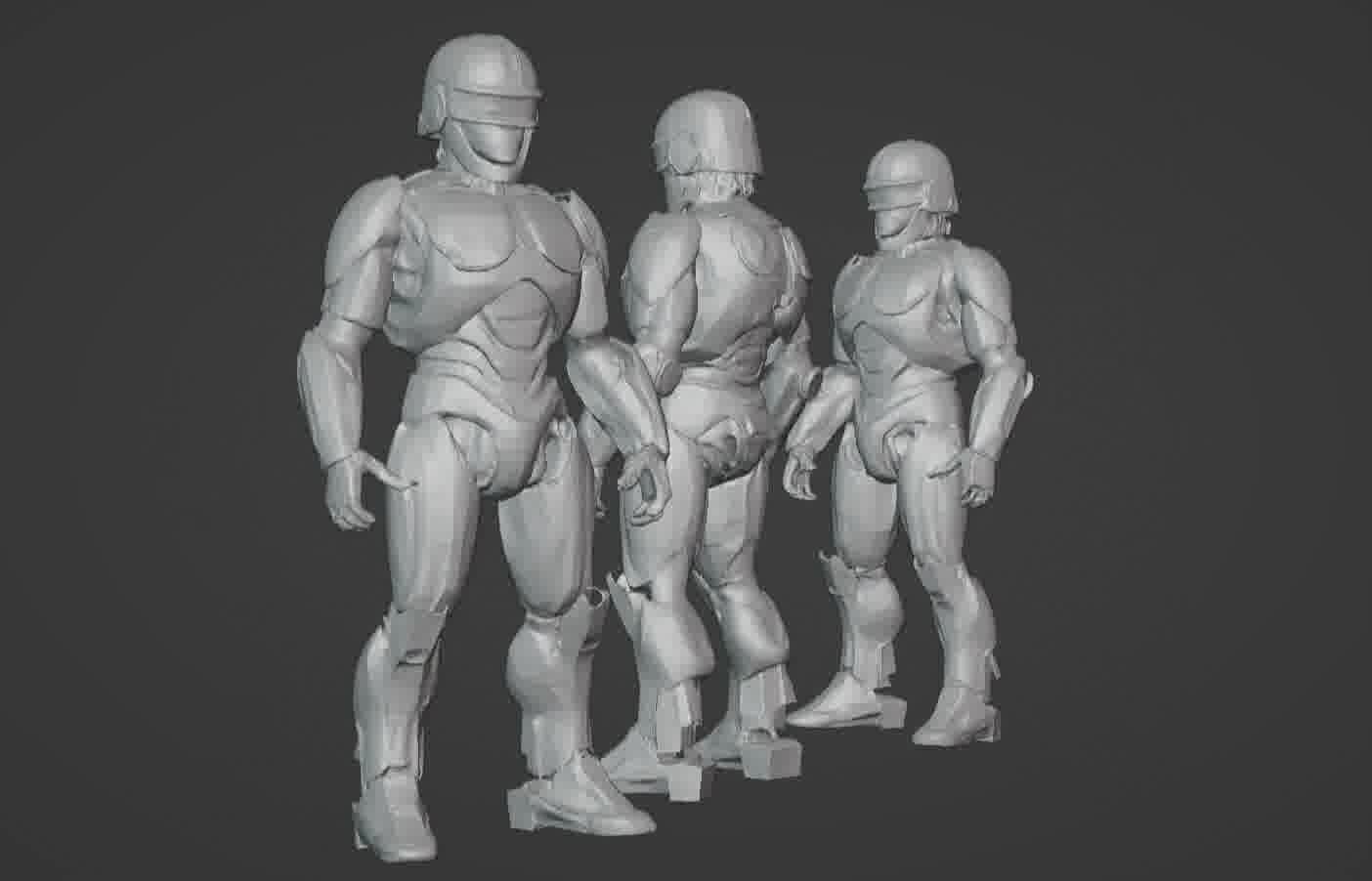 ROBOCOP Animatronic 3D Model 3D print model_64