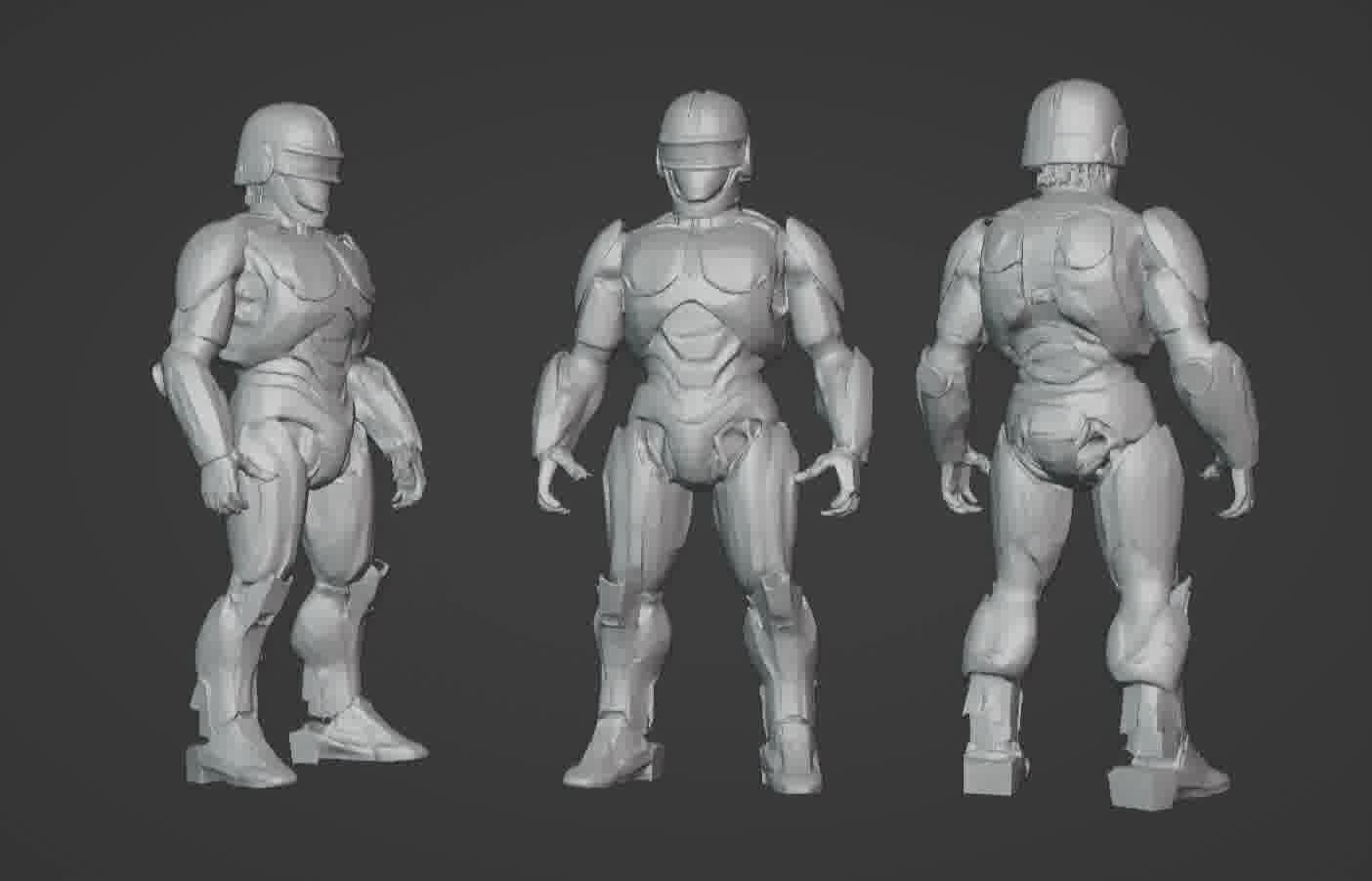 ROBOCOP Animatronic 3D Model 3D print model_85