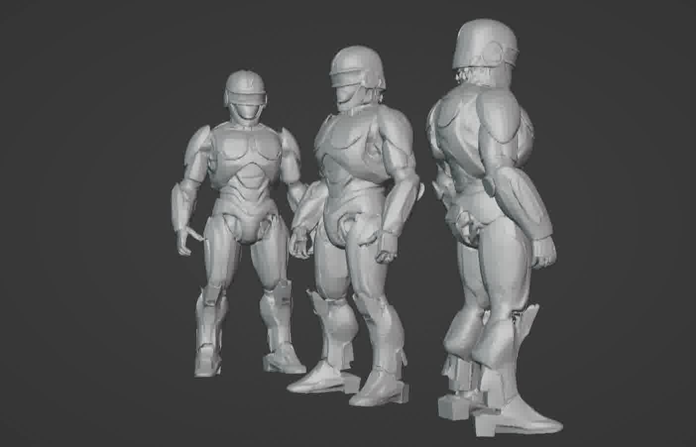 ROBOCOP Animatronic 3D Model 3D print model_54