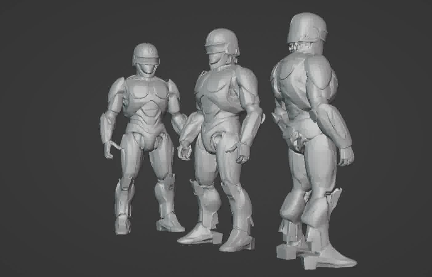 ROBOCOP Animatronic 3D Model 3D print model_76