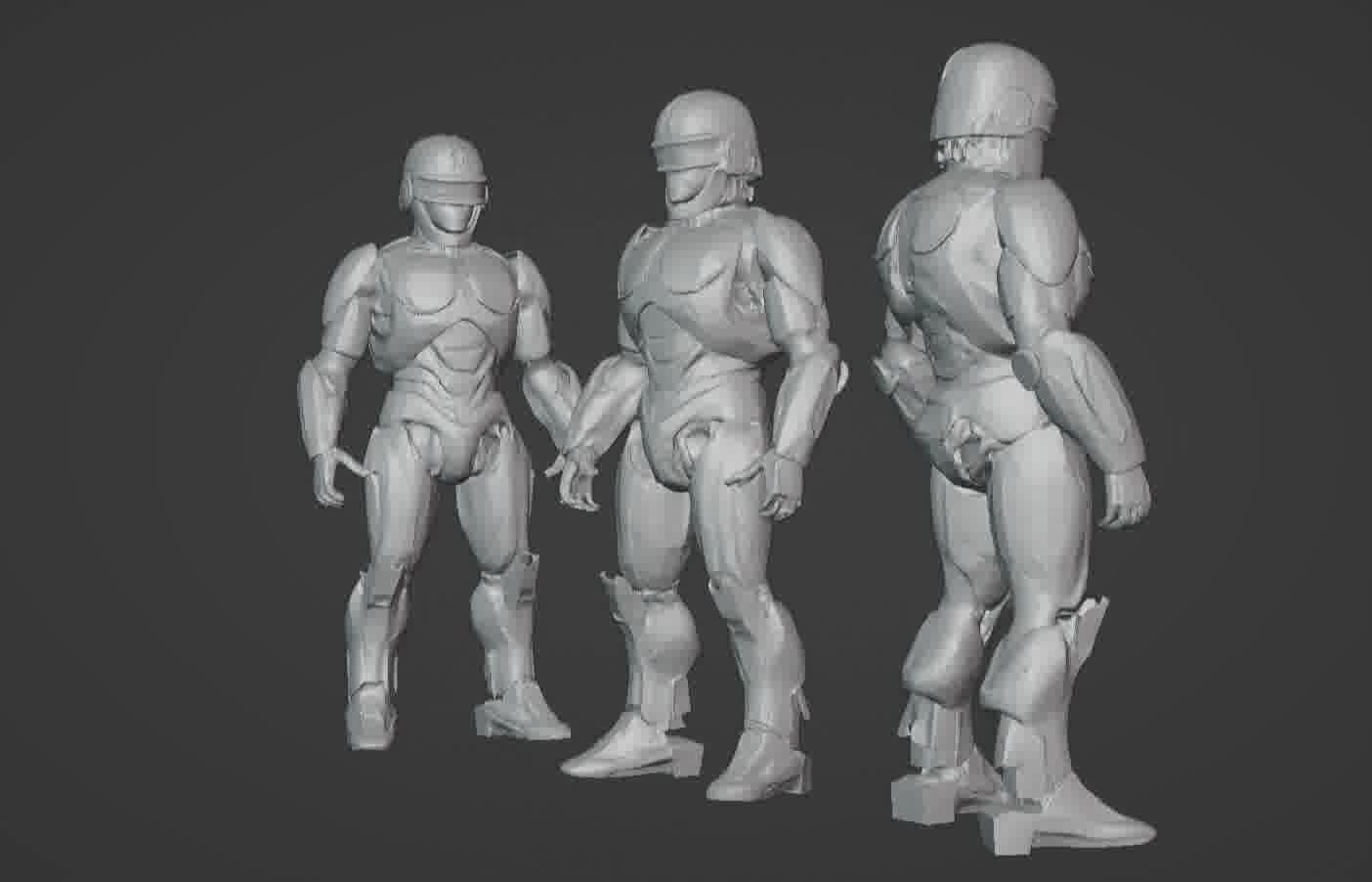 ROBOCOP Animatronic 3D Model 3D print model_77