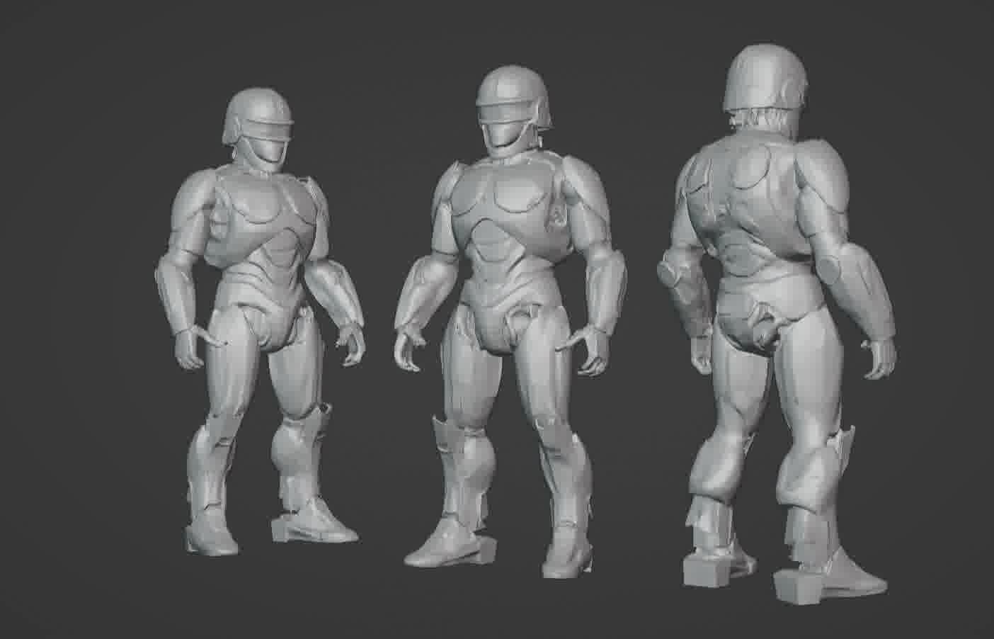 ROBOCOP Animatronic 3D Model 3D print model_81