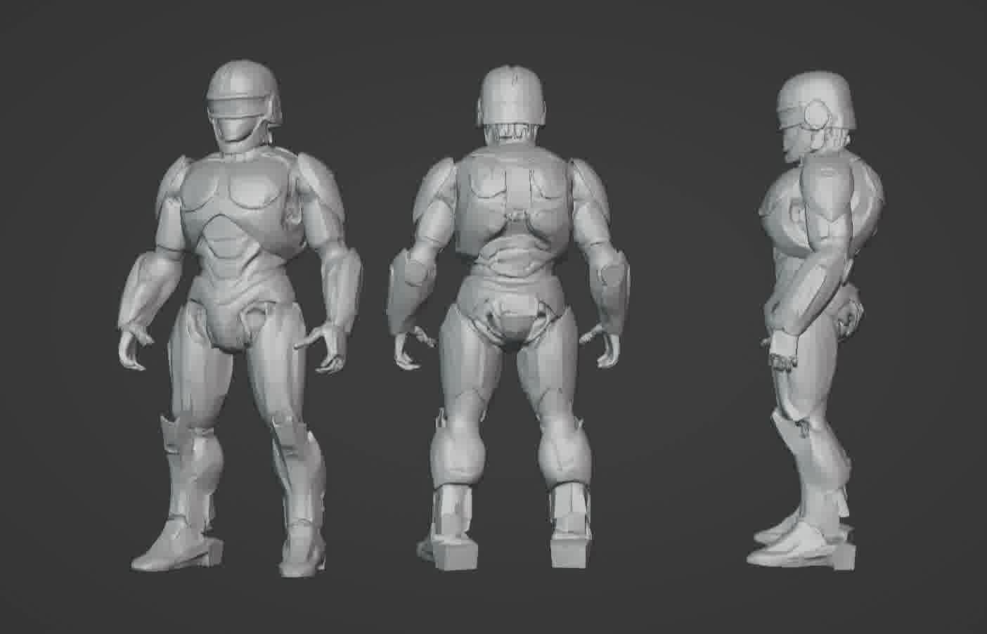 ROBOCOP Animatronic 3D Model 3D print model_93