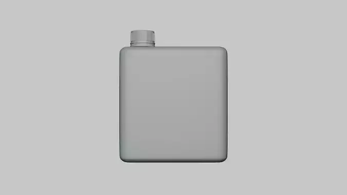 Basic Tonic Bottle Geometry Only No Textures No Materials
