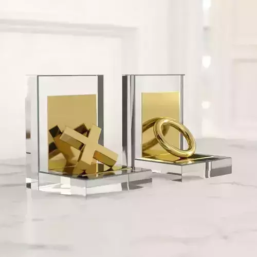 Modern Contemporary Bookends