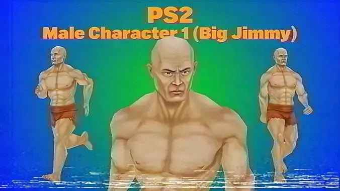 PS2 Male Character 1 - Big Jimmy