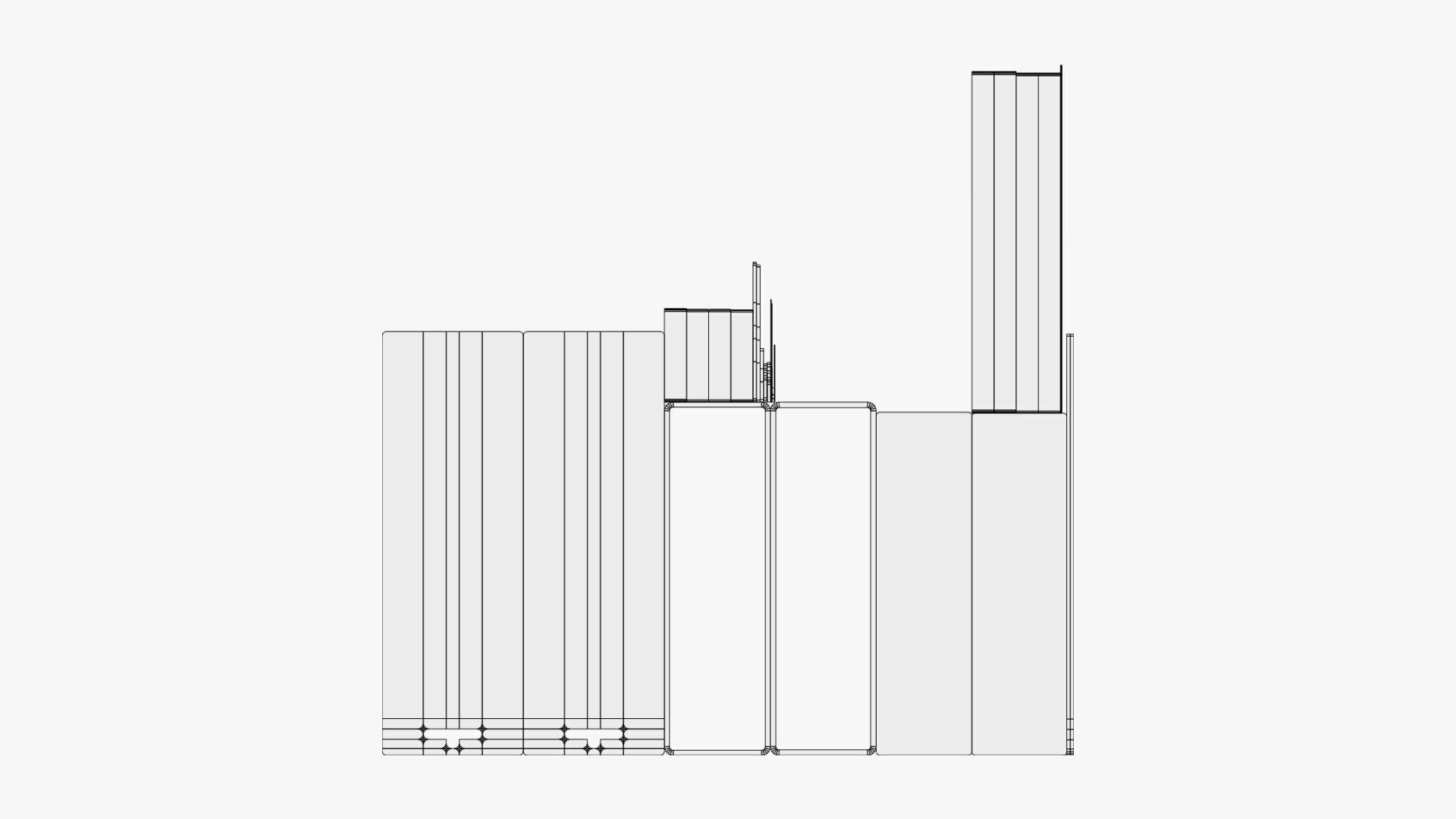 Basic Pencils Blister Pack Geometry Only No Textures 3D model_6