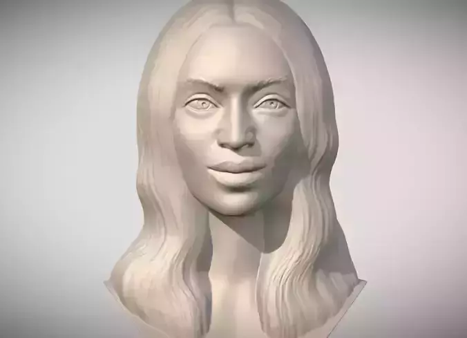 Beyonce bust 3D print model