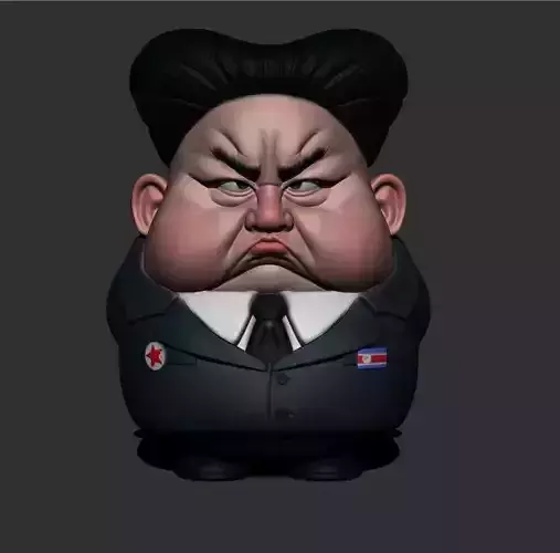 Kim Jong Un north korea 3d print