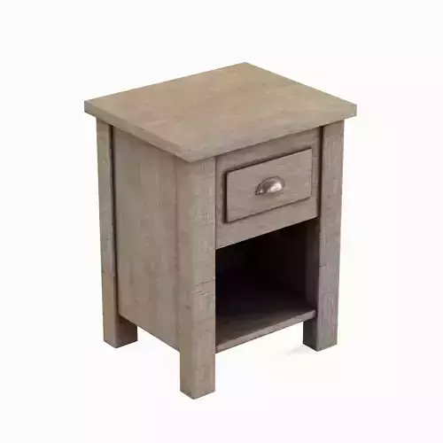 Antique End Table 01 Low-poly 3D model