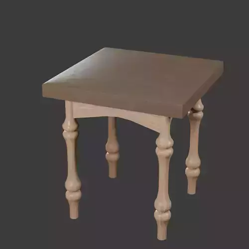 Wooden Side Stool
