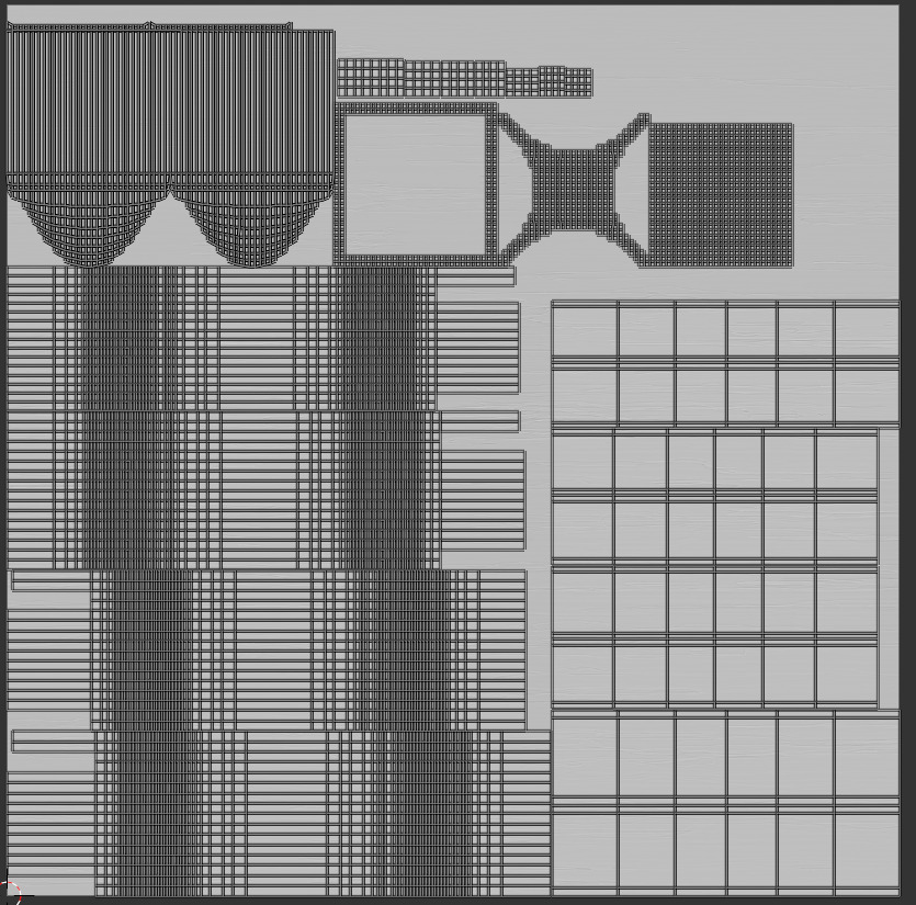 Wooden Side Stool 3D model_6