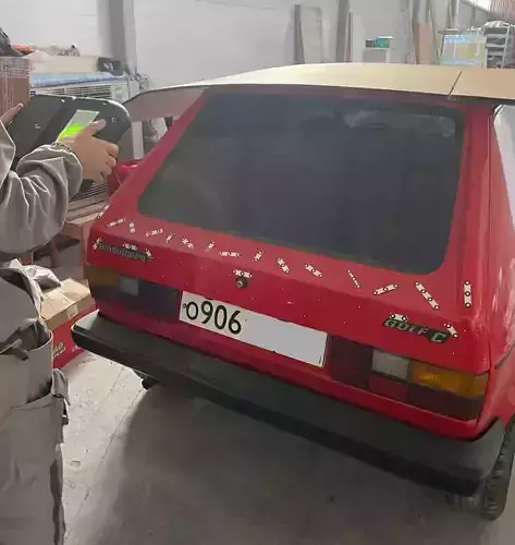 3D SCAN DATA VW GOLF MK1 TRUNK