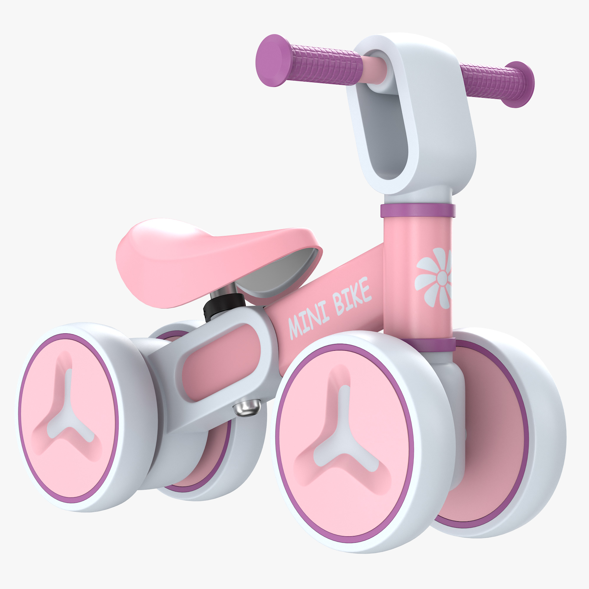 Baby Balance Bike 3D model_5